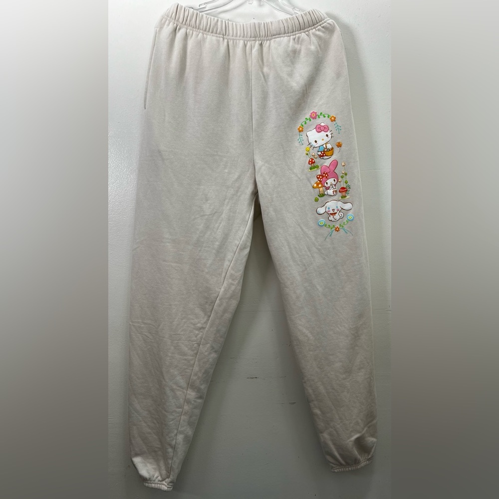 Sanrio Hello Kitty and Friends Cream Joggers - BoxLunch Size Large